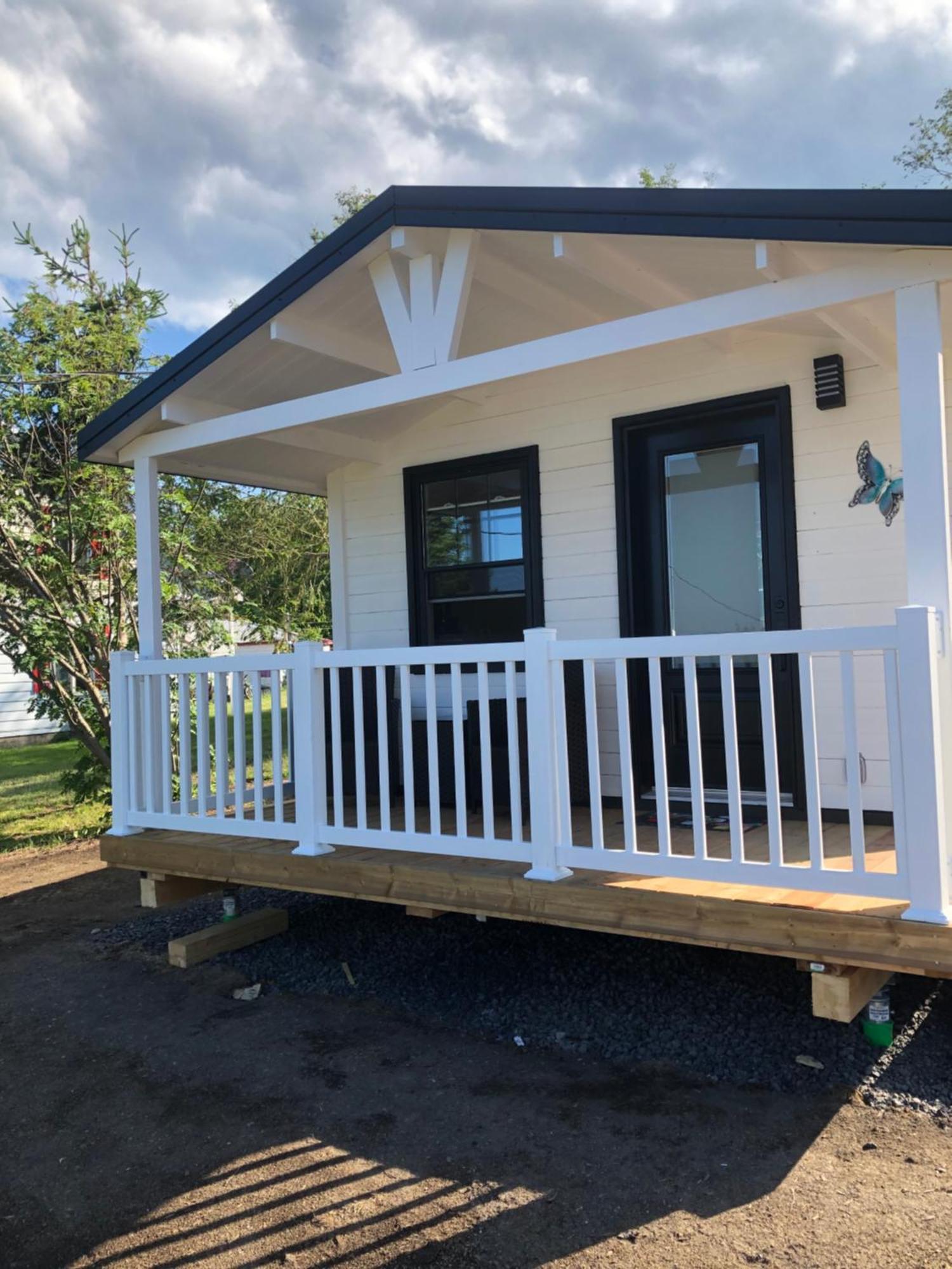 Les Chalets De La Colline Inc Baie-Sainte-Catherine Exteriör bild