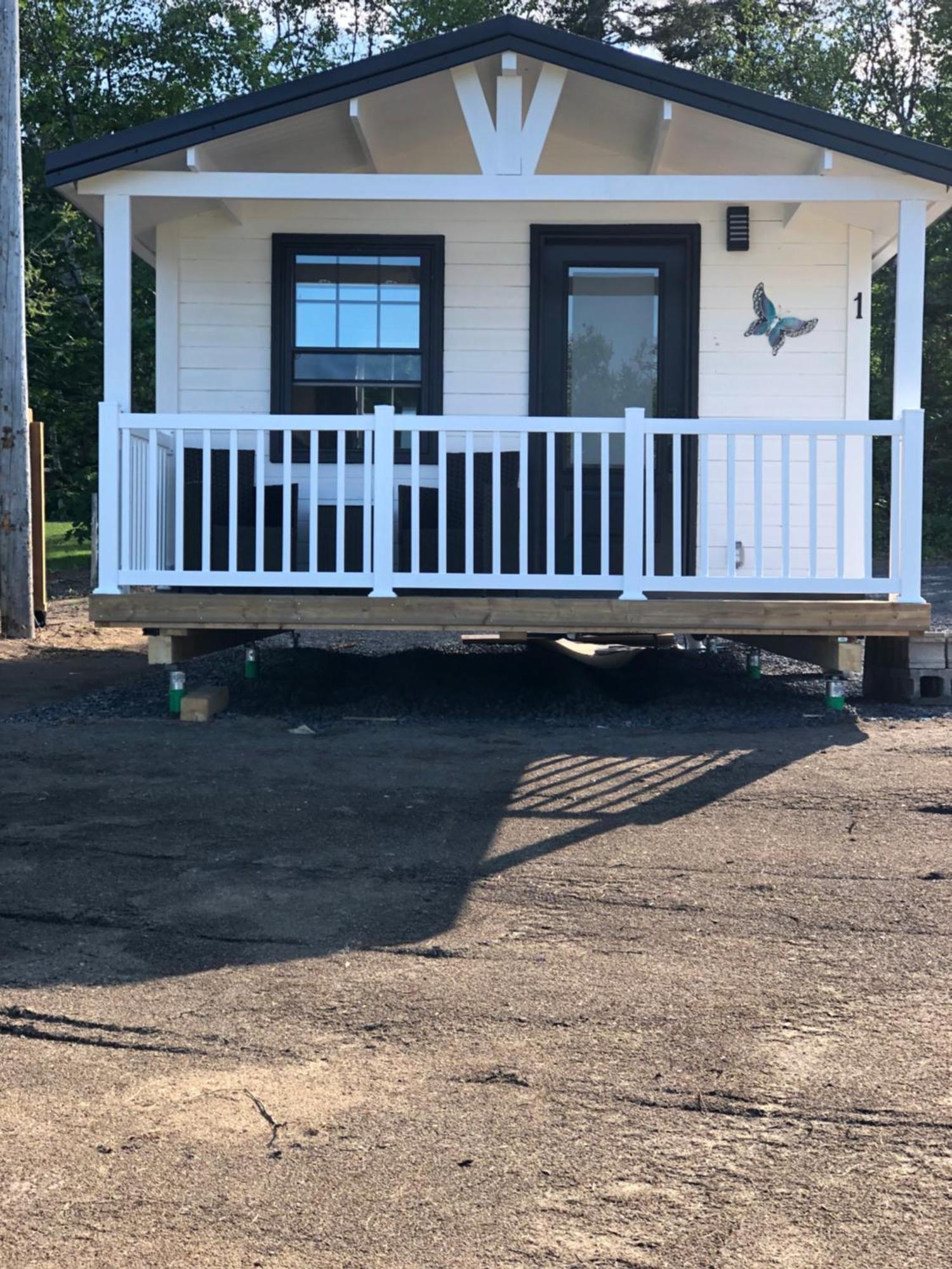 Les Chalets De La Colline Inc Baie-Sainte-Catherine Exteriör bild